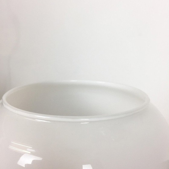 Image 1 of Lampe de bureau vintage en verre soufflé, Suède 1970