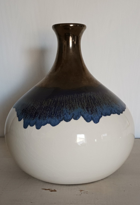 Image 1 of Vase Boule Céramique Vintage 