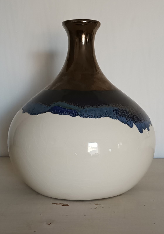 Image 1 of Vase Boule Céramique Vintage 