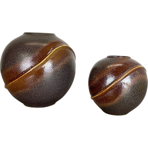 Paire de vases "Orion" en céramique de Dumler et Breiden, Allemagne, années 1970