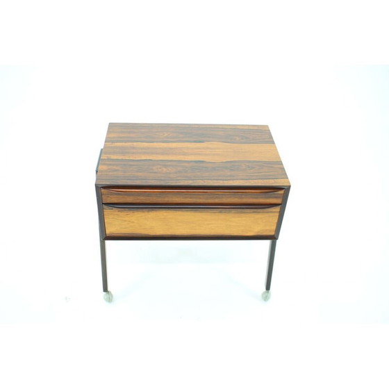 Image 1 of Meuble de couture vintage en placage de bois de rose, Danemark 1960