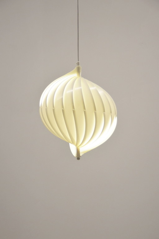 Lampe suspendue danoise "String Light" conçue par Brylle & Jacobsen, années 1960