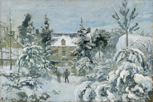 Camille Pissaro ----La maison de Montfoucault