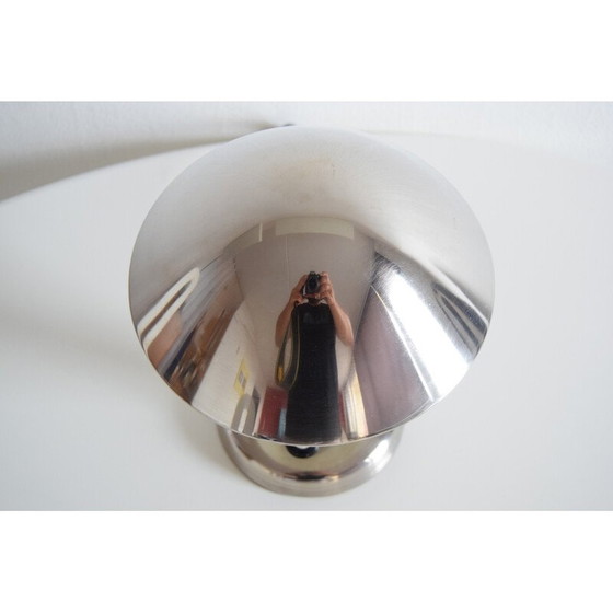 Image 1 of Lampe de table vintage en chrome et plastique, Tchécoslovaquie 1930