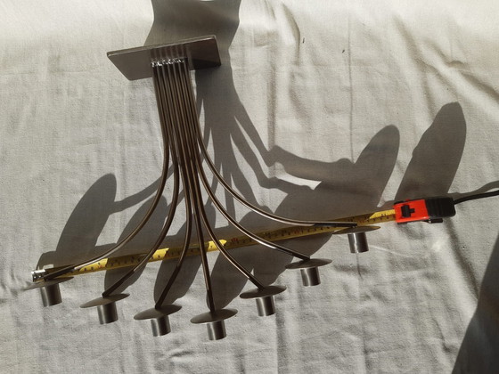 Image 1 of Chandelier en laiton à 7 branches