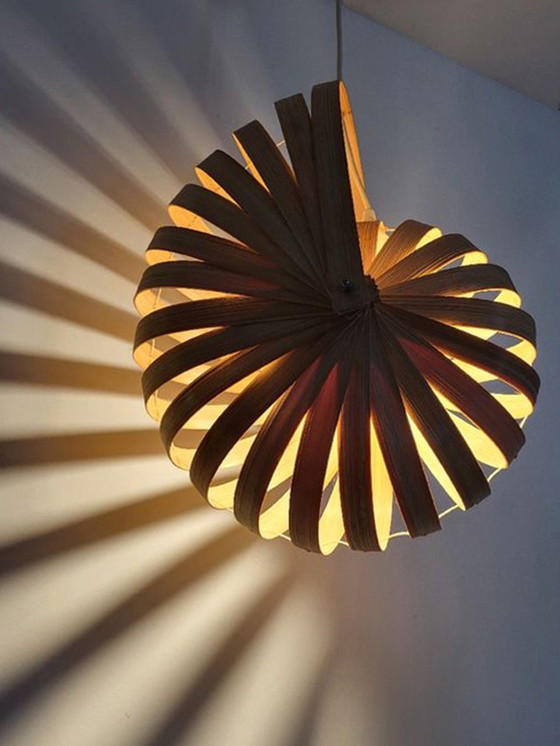Image 1 of Neuf - Lustre Nautilus En Bambou