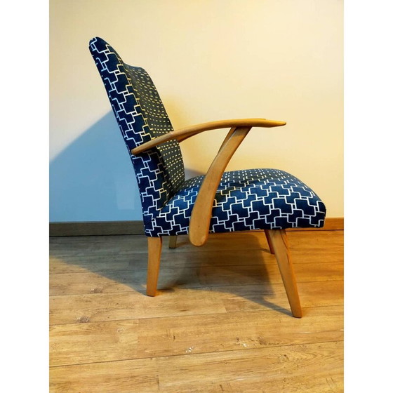 Image 1 of Fauteuil hollandais vintage en bois de hêtre, 1950