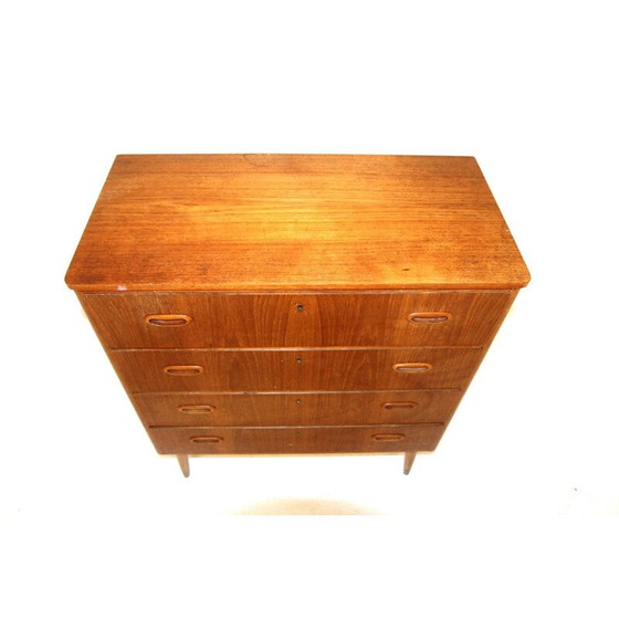 Image 1 of Commode vintage en teck et hêtre, Suède 1950