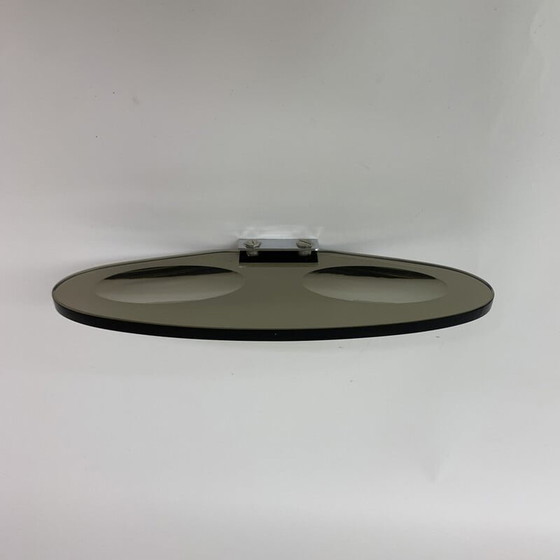 Image 1 of Porte-savon mural en verre vintage par Fontana Arte, Italie, 1970