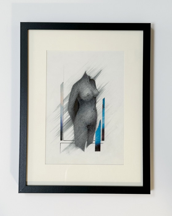 Image 1 of Torse de femme (1982) - Eugène Eechaut (1928-2019)