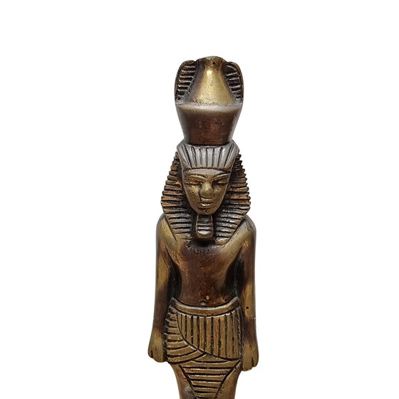 Image 1 of Statue de Pharaon en bronze des années 60/70