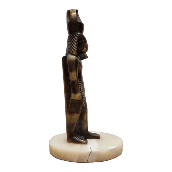 Image 1 of Statue de Pharaon en bronze des années 60/70