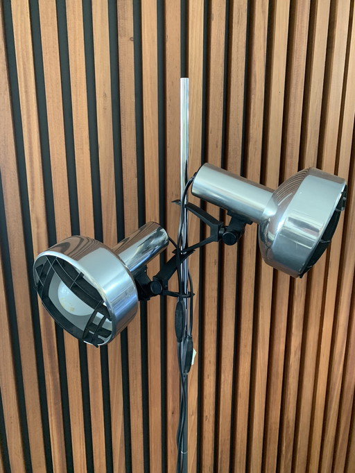 Lampadaire Vintage Cool en finition chromée