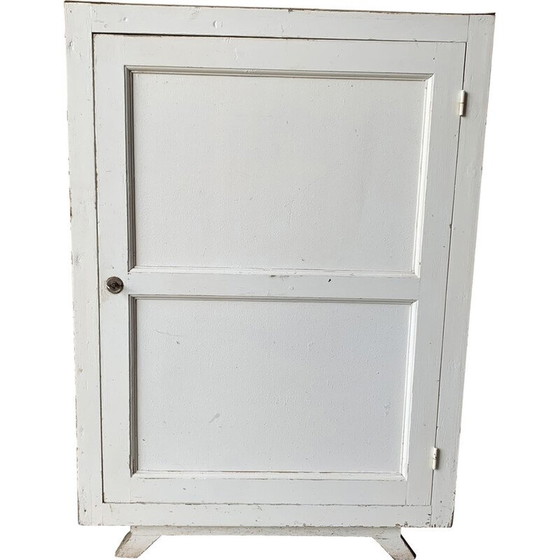 Image 1 of Armoire parisienne vintage blanche