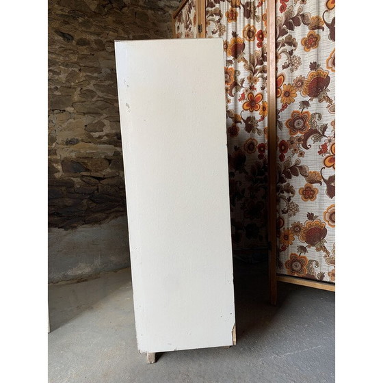Image 1 of Armoire parisienne vintage blanche