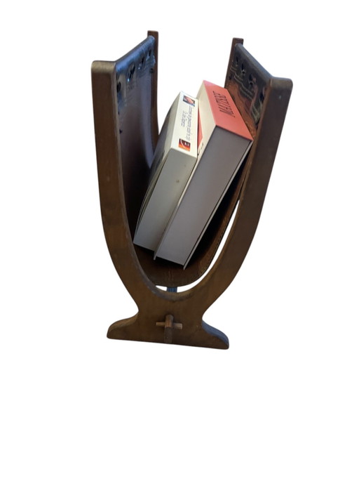 Plateau de lecture vintage fait main