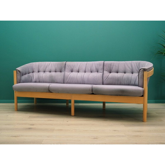 Image 1 of Canapé vintage en velours lilas, Danemark 1970