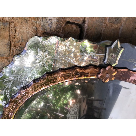 Image 1 of Miroir vénitien vintage