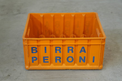 Vintage 1970 Birra Peroni Plastic Crate - Bière italienne à collectionner