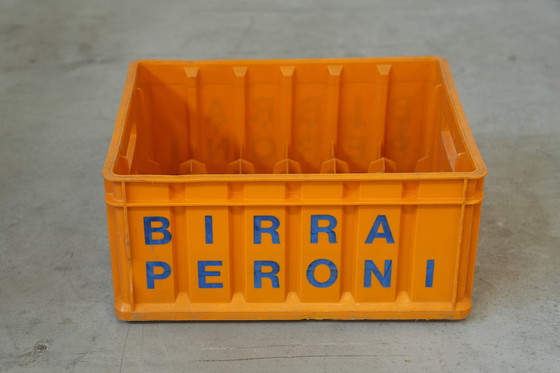 Image 1 of Vintage 1970 Birra Peroni Plastic Crate - Bière italienne à collectionner