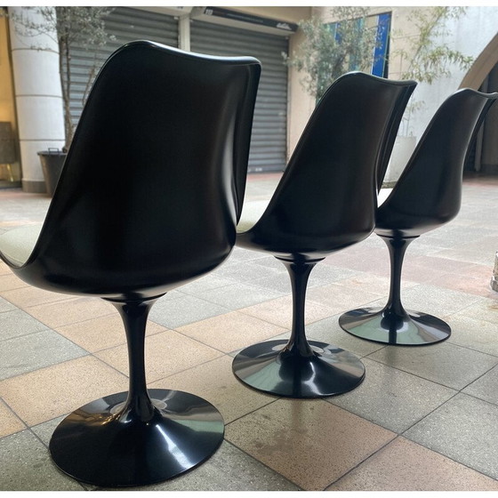 Image 1 of Ensemble de 4 chaises Tulip vintage par Eero Saarinen pour Knoll International