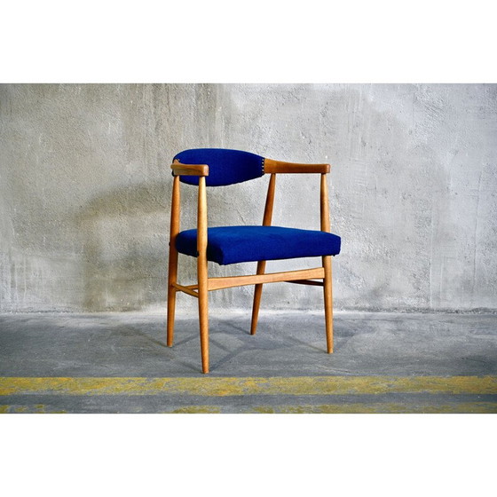 Image 1 of Ensemble de 6 chaises scandinaves en bouleau, 1960