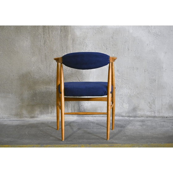 Image 1 of Ensemble de 6 chaises scandinaves en bouleau, 1960