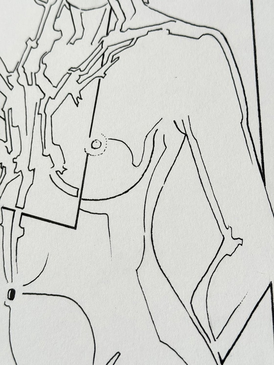 Image 1 of Dessin d'une femme nue - Eugène Eechaut (1928-2019)