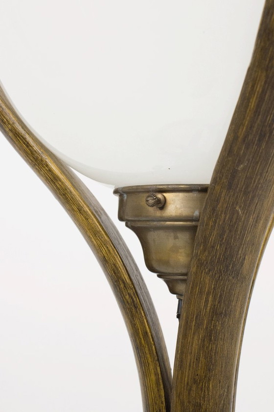 Image 1 of Lampadaire vintage en bambou 1970