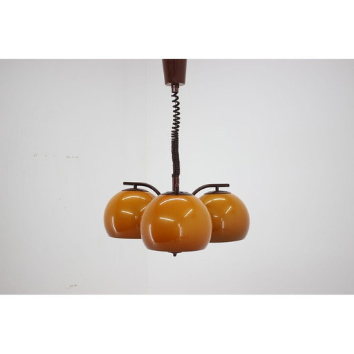 Lustre vintage en plastique, Tchécoslovaquie 1970