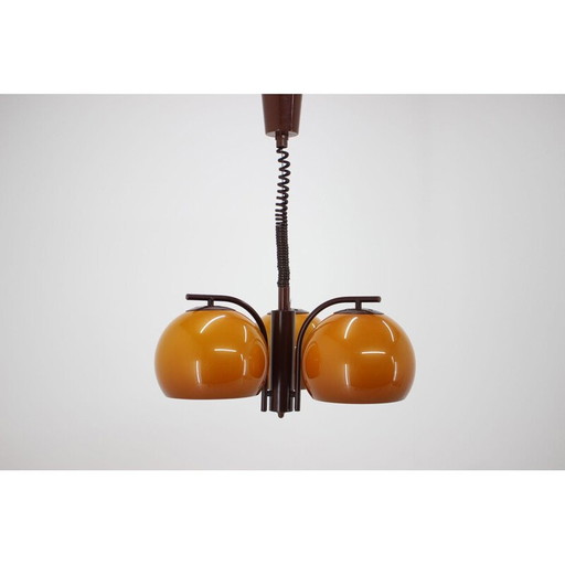 Lustre vintage en plastique, Tchécoslovaquie 1970