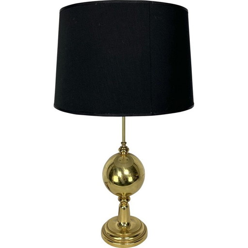 Lampe de table italienne en laiton du milieu du siècle, années 1950