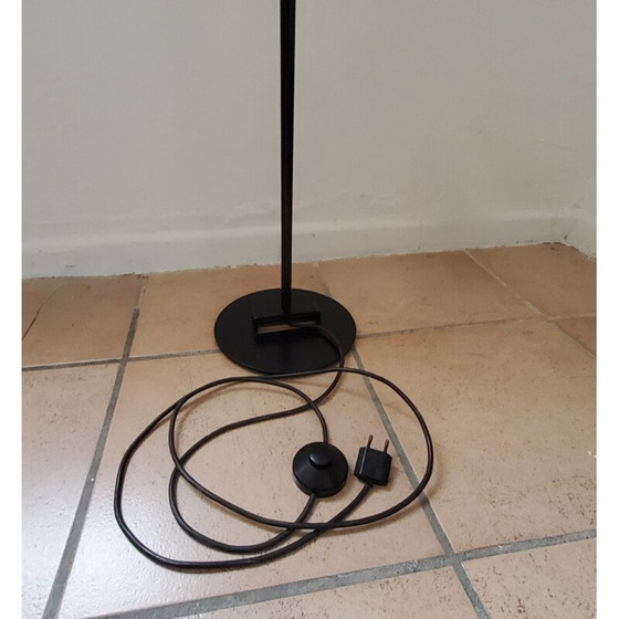 Image 1 of Lampadaire vintage "Sintesi Terra" en métal laqué noir par Ernesto Gismondi, 1970
