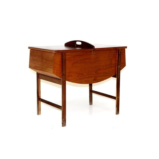 Image 1 of Ouvrier vintage en teck, Suède 1950