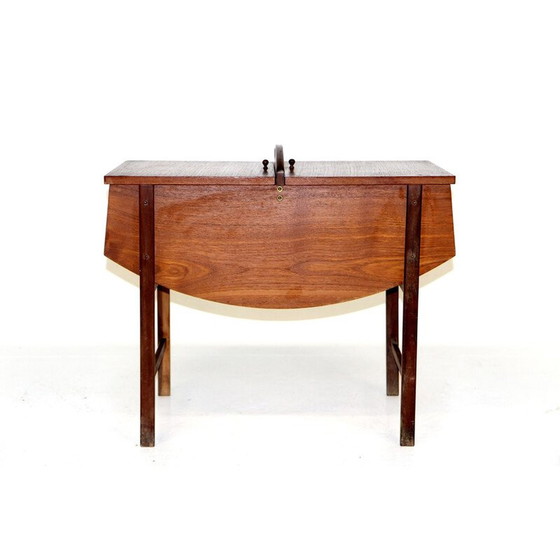 Image 1 of Ouvrier vintage en teck, Suède 1950