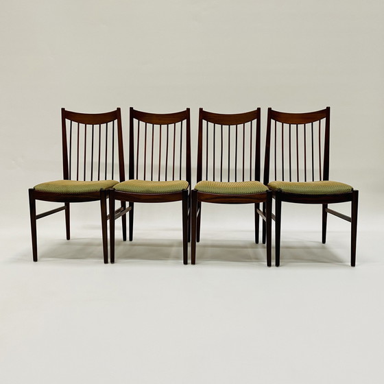 Image 1 of Chaises de salle à manger en bois de rose Arne Vodder For Sibast Danish Design