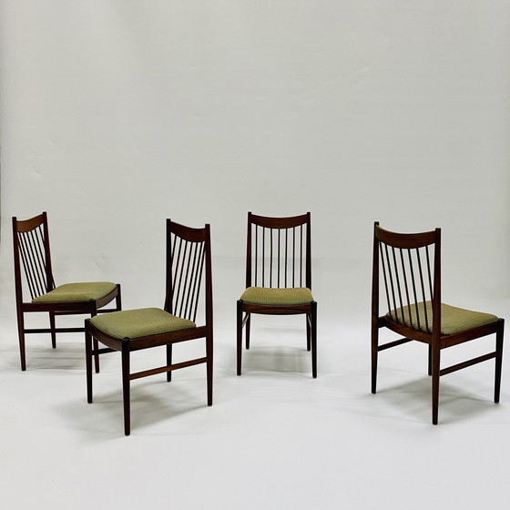 Image 1 of Chaises de salle à manger en bois de rose Arne Vodder For Sibast Danish Design