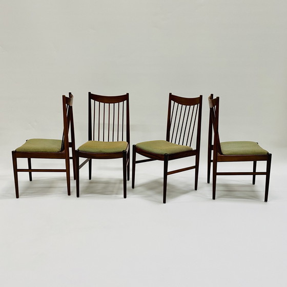 Image 1 of Chaises de salle à manger en bois de rose Arne Vodder For Sibast Danish Design