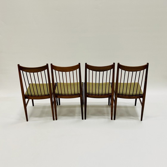 Image 1 of Chaises de salle à manger en bois de rose Arne Vodder For Sibast Danish Design