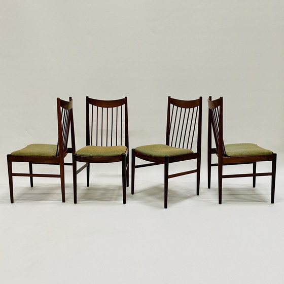 Image 1 of Chaises de salle à manger en bois de rose Arne Vodder For Sibast Danish Design