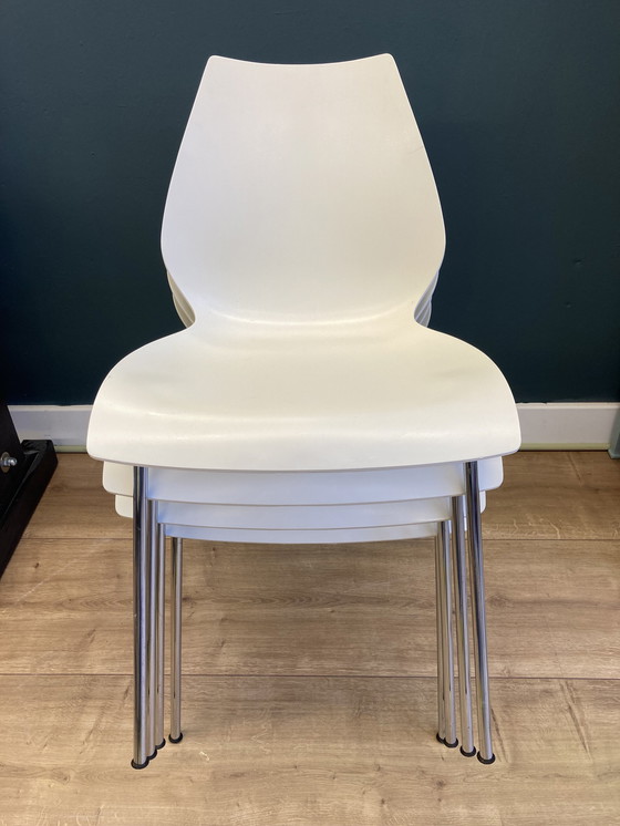 Image 1 of 4X Chaise Maui par Vico Magistretti pour Kartell