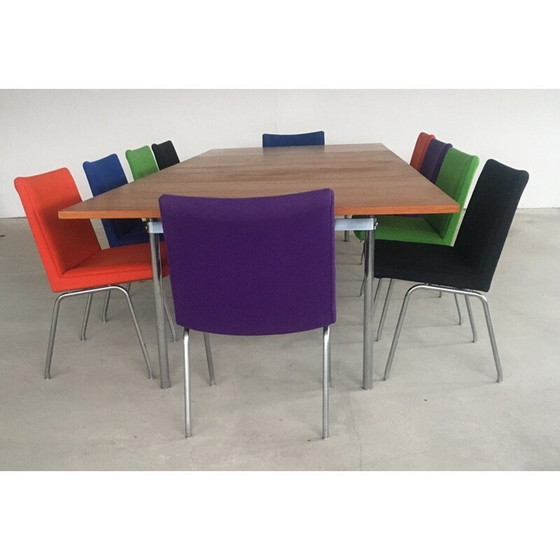 Image 1 of Paire d'ensembles de salle à manger vintage en teck par Hans Wegner pour Andreas Tuck et Ap Stolen, Danemark