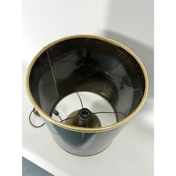 Image 1 of Lampe de table vintage en laiton, Italie 1970