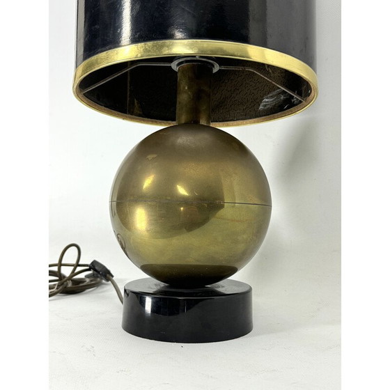 Image 1 of Lampe de table vintage en laiton, Italie 1970