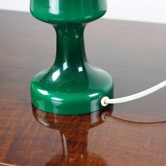 Image 1 of Lampe de table vintage en céramique et verre par Opp Jihlava, années 1950