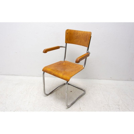Image 1 of Chaise de bureau tubulaire vintage par Mart Stam pour Kovona, années 1950