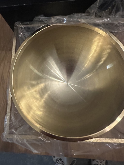 Audo Copenhagen / Menu Large Kubus Bowl Gold New