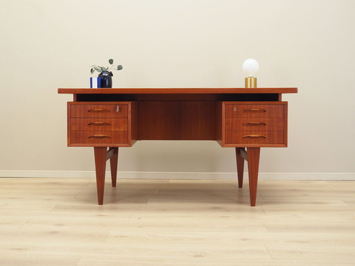 Bureau en teck, Design danois, 1970S, Production : Danemark