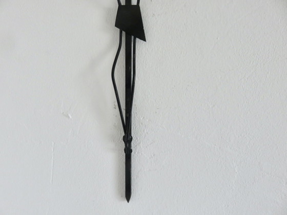 Image 1 of Crucifix, En Fer Forgé, Travail Français, 1960