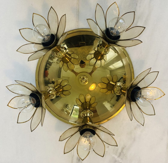 Image 1 of S.A. Boulanger- Plafonnier Flower Lotus